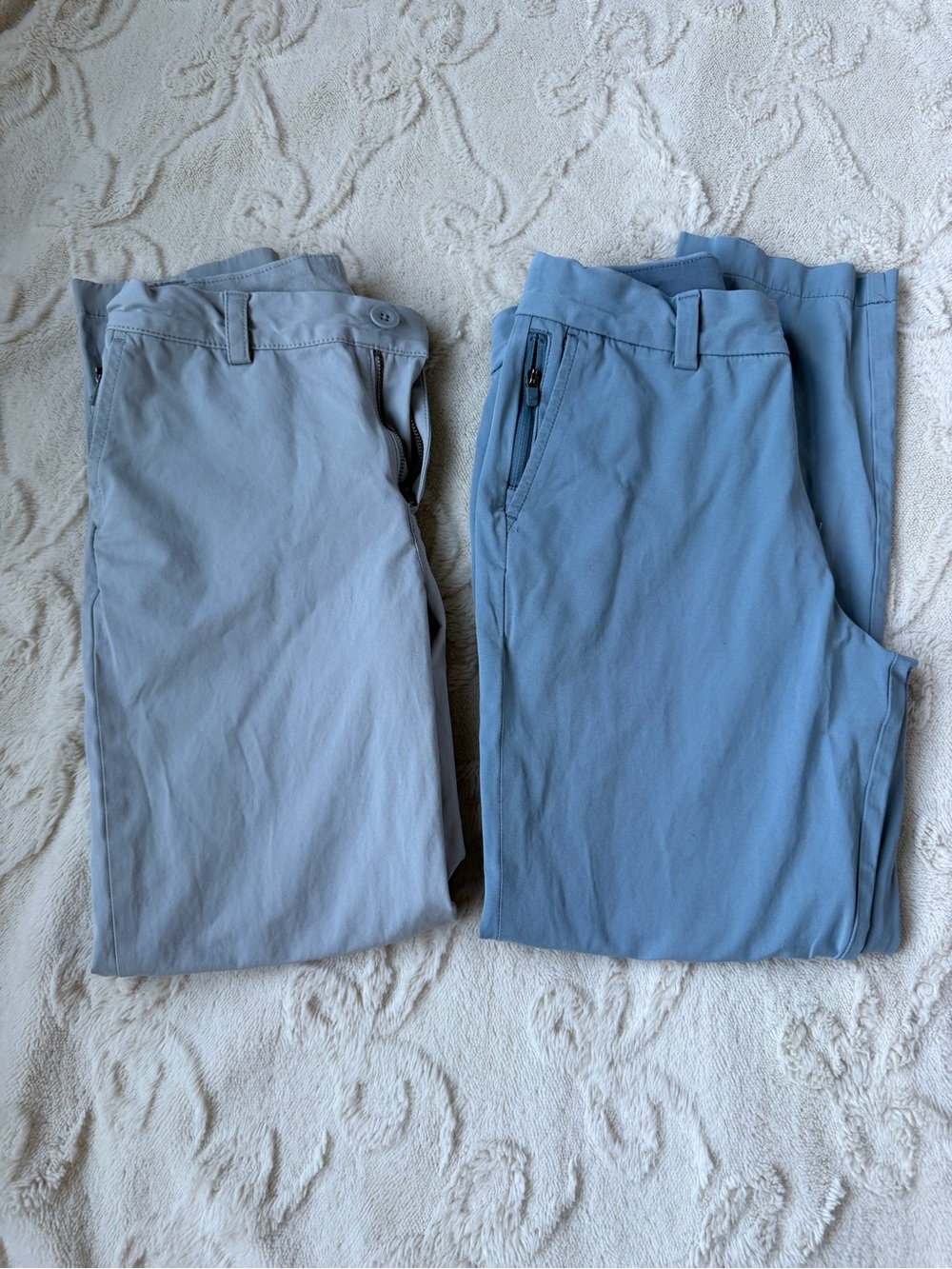 Vineyard Vines Kids Chinos - Light Gray and Blue